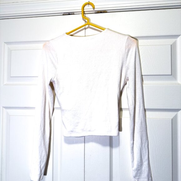 Abercrombie & Fitch Long Sleeve Wrap Shirt — size Small - Picture 2 of 3